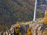 Blick vom Hexentanzplatz in das Bodetal / Harz