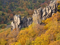 Blick vom Hexentanzplatz in das Bodetal / Harz