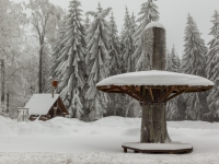 Schutzhütte im Bodetal bei Friedrichsbrunn