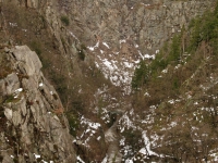 Bodetal mit Teufelsbrücke im Winter