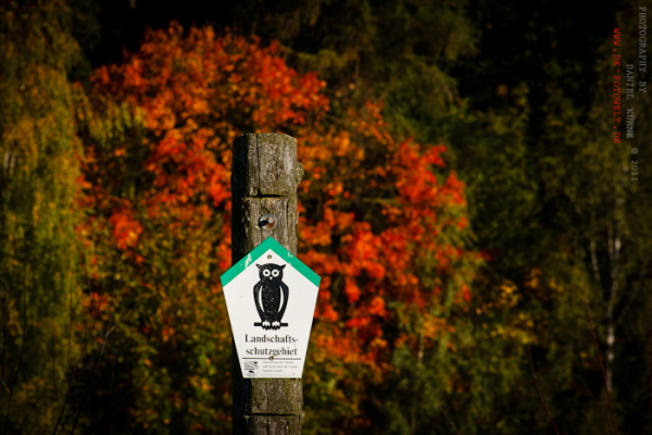 Landschaftsschutzgebiet im Herbst