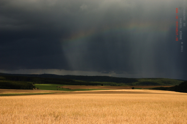 Unwetter Feld