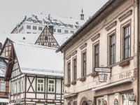 Europastadt Stolberg im Harz Blick zum Schloss