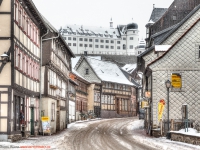 Europastadt Stolberg im Harz Blick zum Schloss