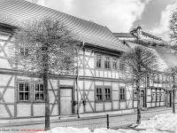 Stolberg Fachwerkstadt im Harz mit Blick zum Schloss