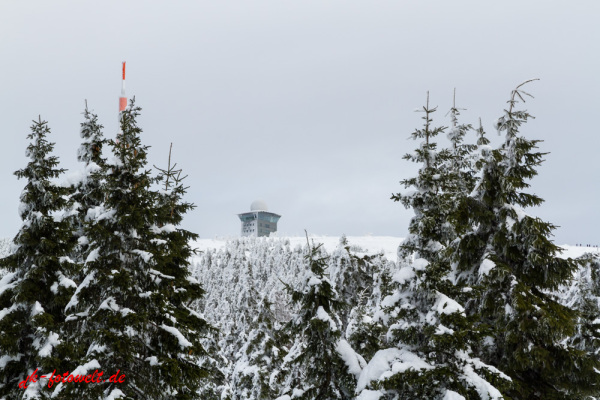 Nationalpark Harz Blick vom Brockenplateau