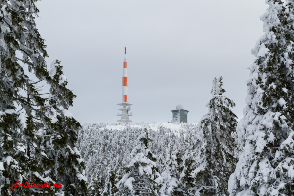 Nationalpark Harz Blick vom Brockenplateau