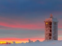 Nationalpark Harz Sonnenaufgang auf dem Brockenplateau Harz