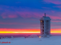 Nationalpark Harz Sonnenaufgang auf dem Brockenplateau Harz