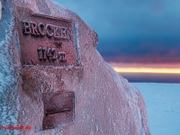 Nationalpark Harz Sonnenaufgang auf dem Brockenplateau Harz