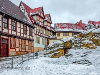 Welterbestadt Quedlinburg im Winter mit Schnee Winterimpressionen_DSF8614-Bearbeitet