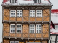 Welterbestadt Quedlinburg im Winter mit Schnee Winterimpressionen_DSF8636