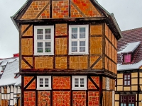 Welterbestadt Quedlinburg im Winter mit Schnee Winterimpressionen_DSF8647-Bearbeitet