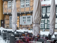 Welterbestadt Quedlinburg im Winter mit Schnee Winterimpressionen_DSF8658