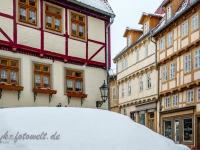 Welterbestadt Quedlinburg im Winter mit Schnee Winterimpressionen_DSF8660