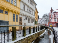 Welterbestadt Quedlinburg im Winter mit Schnee Winterimpressionen_DSF8666